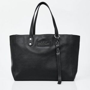 M.I.L.A.* Luxe Leather Bag - Navy Blue - NEW! *made in Los Angeles